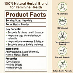 LeeFood Powder – Leukorrhea & White Discharge Support