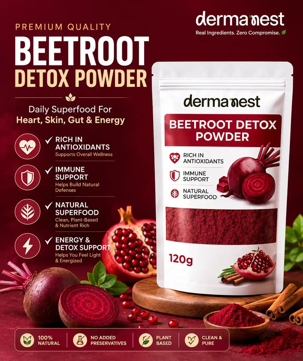 Beetroot Detox - Best for CARDIO, SKIN & GUT – Dermanest - Pakistan's ...