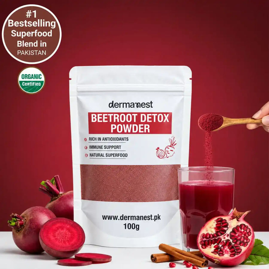 Beetroot Detox Powder - For Skin, Cardio & Gut