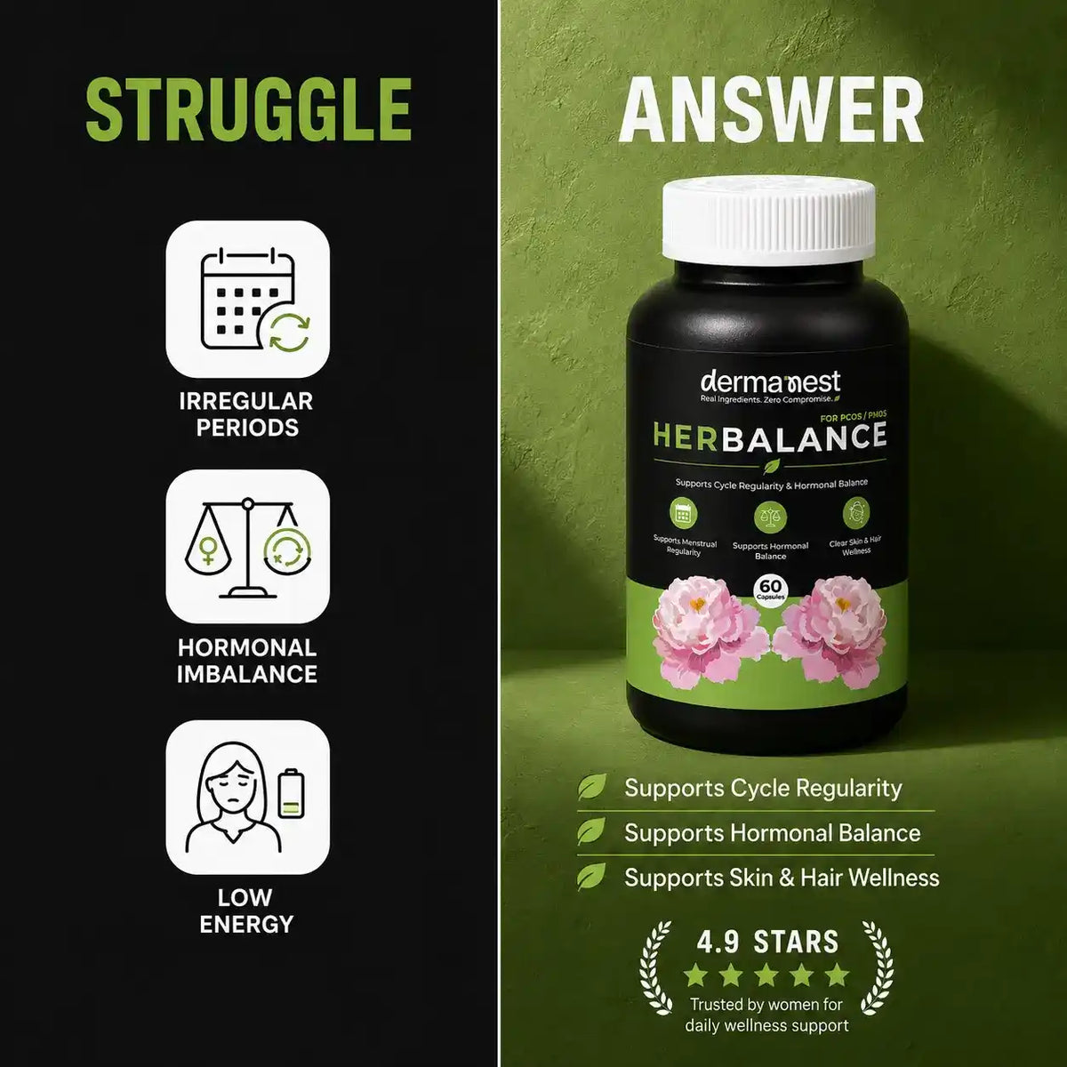 HerBalance – PCOS / PMOS, Hormonal Balance & Cycle Support