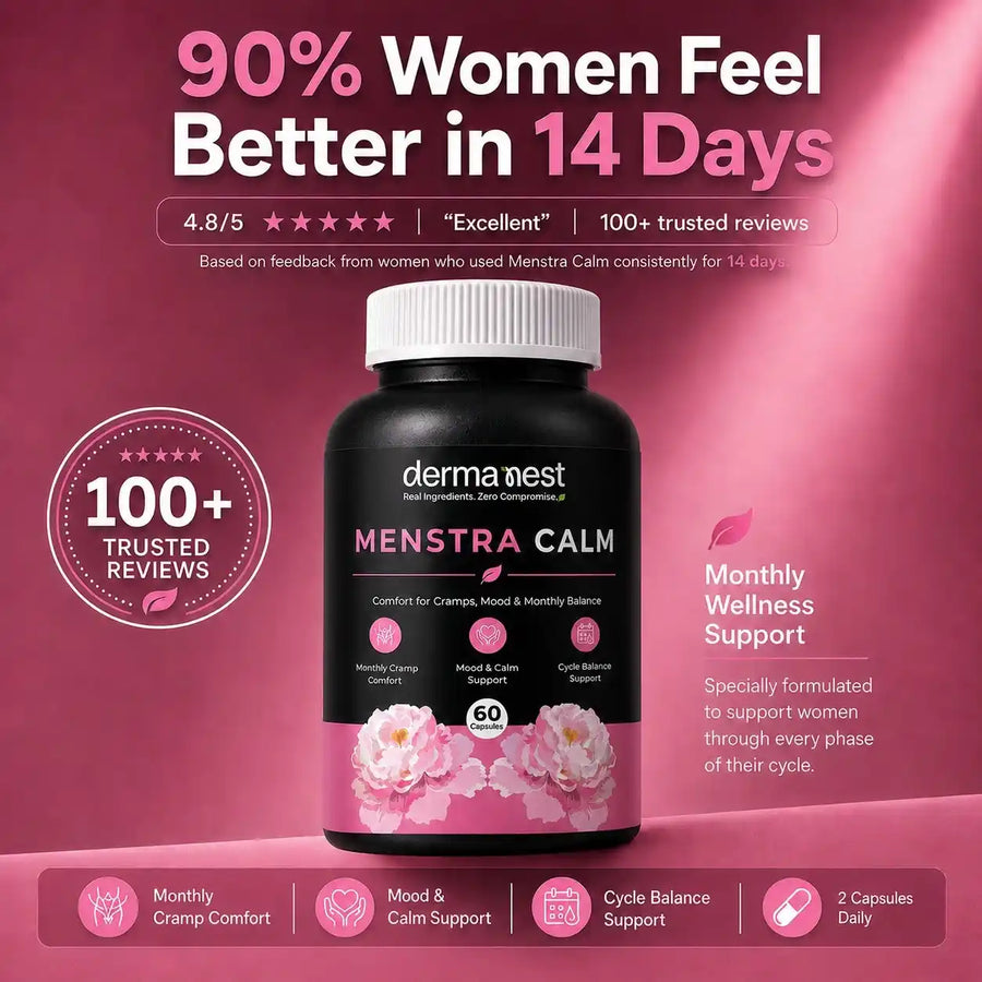 Menstra Calm – Monthly Cramp Comfort, Mood & Cycle Balance Support